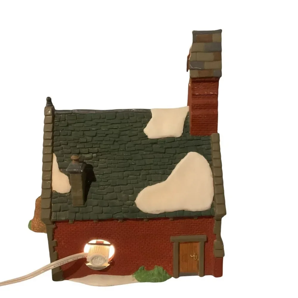 Department 56 Dickens Village Dudden Cross Church 1995 Light Up‎ Holiday Decor